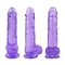 Transparante Crystal Realistic Dildo Sex Toy-Fallusstokken voor Vrouwen